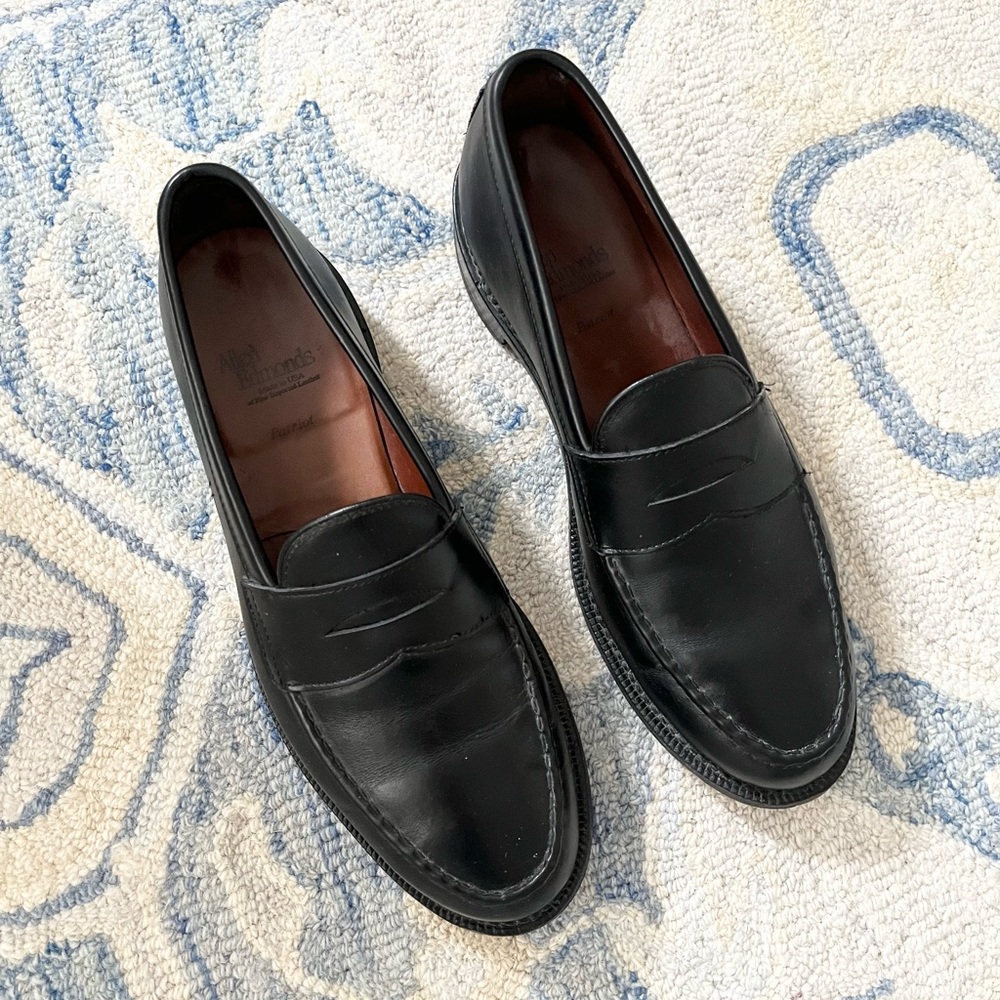 Allen Edmonds patriot loafer (black)